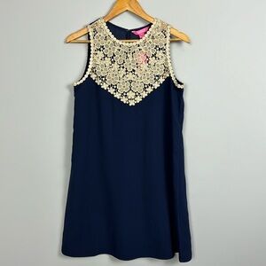 Lilly Pulitzer Nala Soft Shift Dress. True Navy. Size 4.